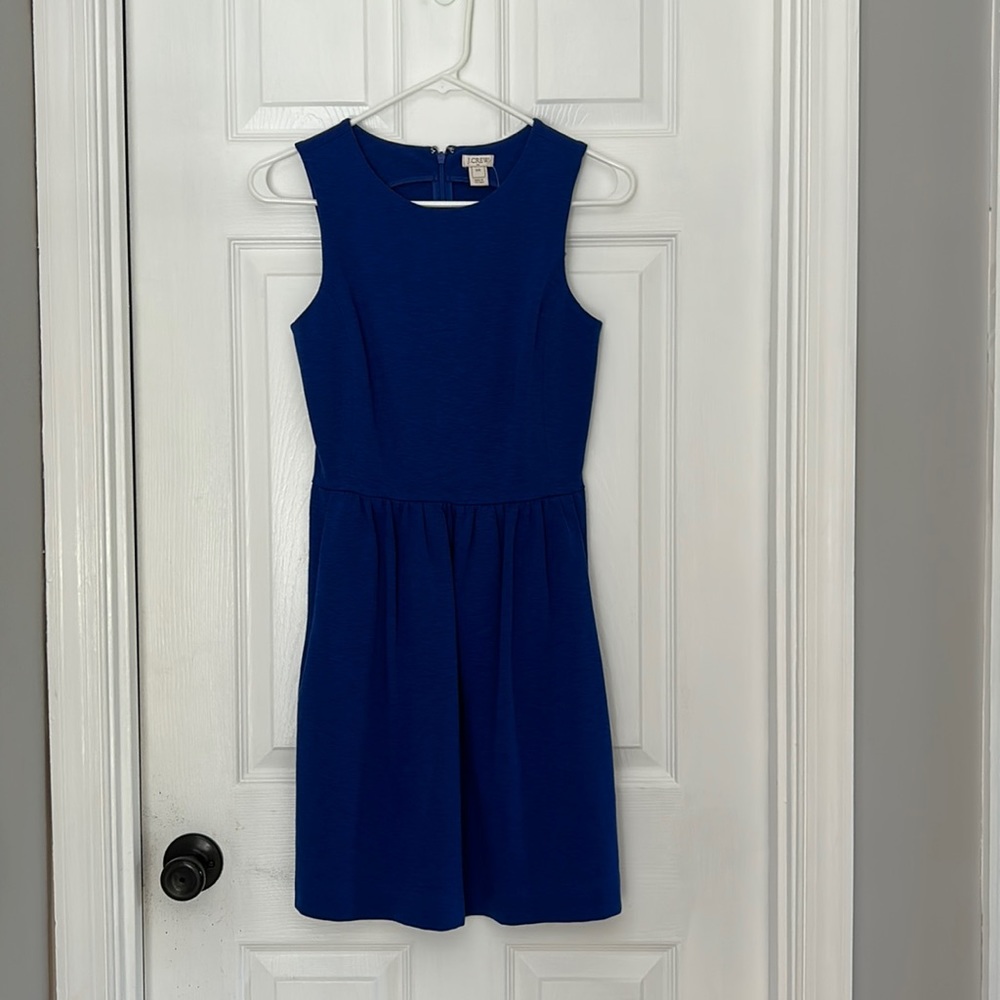 J. Crew factory blue mini dress